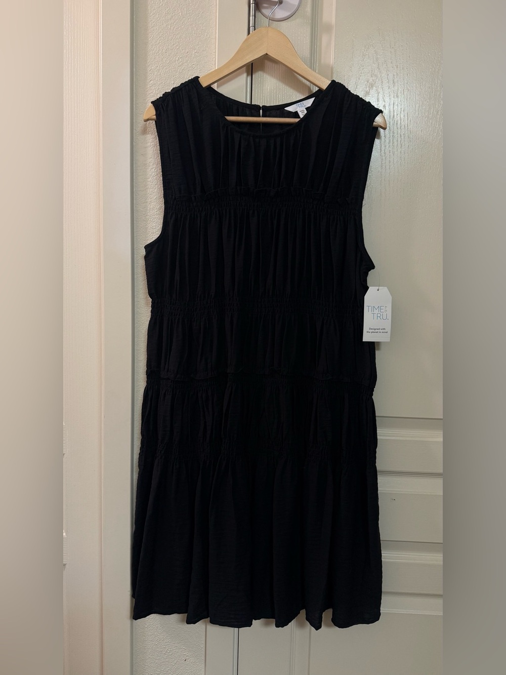 Smocked Sleeveless Mini Dress